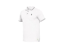 Leibwachter   FLEX-LINE   Polo-Shirt  Wit.