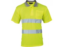 VIZWELL VWP1BY  Polo-Shirt Geel