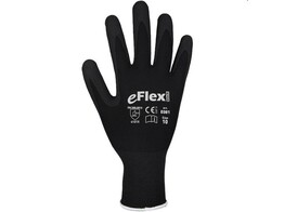 Asatex E081 Gant en tricot fin EFlex avec micromousse de nitrile