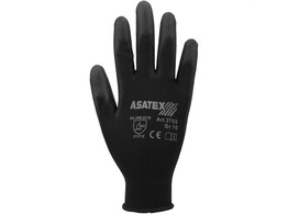 Asatex 3702 PU Glove Black
