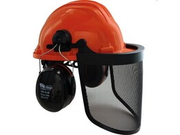 Climax CLI437 boswerker veiligheidshelm oranje 6-punts  DIN4840  singelband