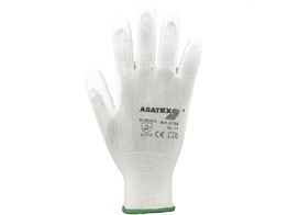 Asatex 3700 PU Handschoen Wit