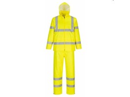 Portwest H448 - Hi-Vis Packaway Rainsuit Yellow