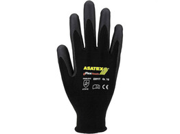 Asatex E091T Fijn gebreide handschoen met Nitrile Microschuim  Touch 