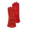 PSP 37-450 Lederen Rode Lashandschoen Maat 10