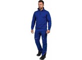 Leibwachter   FLEXLINE  Zip-Sweater  Koningsblauw. EXTRA LARGE