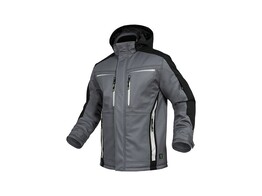 Leibwachter   FLEXLINE-WINTER   Softshell  Grijs/Zwart.