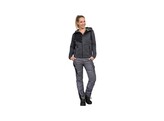 Leibwachter   FLEXLINE  Fleece Casual Vest  Grijs/Zwart. EXTRA SMALL
