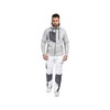 Leibwachter   FLEXLINE  Fleece Casual Vest  Wit/Grijs. SMALL