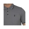 Leibwachter   FLEX-LINE   Polo-Shirt  Grijs. EXTRA LARGE