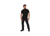 Leibwachter   FLEX-LINE   Polo-Shirt  Zwart. 3X EXTRA LARGE