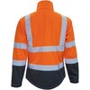 VIZWELL VW135O Softshell jas  ademend  wind- en waterdicht - SMALL