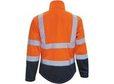 VIZWELL VW135O Softshell jas  ademend  wind- en waterdicht - SMALL