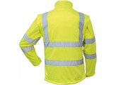 VIZWELL VW268Y  Winter Softshell jack Geel EXTRA LARGE