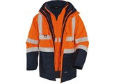 VIZWELL VWJK44O Parka 5 in 1  ademend  wind- en waterdicht SMALL