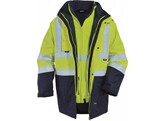 VIZWELL VWJK44Y Parka 5 in 1  ademend  wind- en waterdicht - MEDIUM