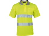 VIZWELL VWP1BY  Polo-Shirt Geel EXTRA LARGE