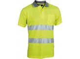 VIZWELL VWP1AY  Polo-Shirt  COOLPASS  Geel EXTRA / EXTRA LARGE