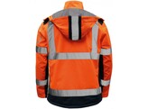VIZWELL VW177O Softshell-Jacke Orange / Marine 5X EXTRA LARGE