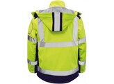 VIZWELL Softshell-Jacke Geel / Marine - LARGE