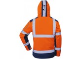 VIZWELL VW177PO Winter Softshell Jackke Orange / Marine EXTRA LARGE