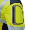 VIZWELL VW177PY Winter Softshell Jackke Geel / Marine 3X EXTRA LARGE