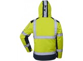 VIZWELL VW177PY Winter Softshell Jackke Geel / Marine 3X EXTRA LARGE