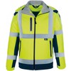 VIZWELL VW177PY Winter Softshell Jackke Geel / Marine 3X EXTRA LARGE