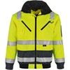VIZWELL VW126CY Pilot Jas 4 in 1 Geel / Marine. - EXTRA / EXTRA LARGE
