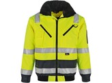 VIZWELL VW126CY Pilot Jas 4 in 1 Geel / Marine. - EXTRA / EXTRA LARGE