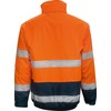 VIZWELL VW60BO Pilot-Jas 2 in 1  Orange / Marine