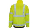 VIZWELL VW60CBY  Pilot-Jas 2 in 1  Geel / Marine EXTRA LARGE