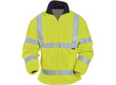 VIZWELL VWFC13Y Fleece Jack  Geel LARGE