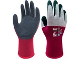 Wonder Grip DUAL WG355 met latex coating grijs-rood