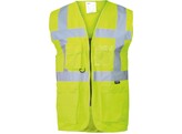 Vizwell VWRSY RWS waarschuwingsvest fluo geel EXTRA LARGE