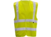 Vizwell VWE03Y hoge zichtbaarheidsvest yellow - EXTRA SMALL