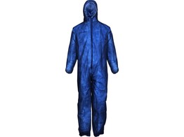 Polypropyleen vuilbescherming overall cat.I 40g/m  blauw