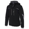 Excess 318-2-41-1 softshell winterjas zwart-grijs LARGE