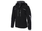 Excess 318-2-41-1 softshell winterjas zwart-grijs LARGE