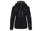 Excess 318-2-41-1 softshell winterjas zwart-grijs LARGE