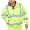 Bseen CBJFLSYS Bomberjack Fleece Gevoerd  Fluo Geel SMALL