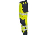 Vizwell VWTC113 Signalisatie Broek Fluo Geel/Marine 102