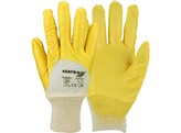 Asatex 03400 Gelber Nitril-Handsch-Trikot-Kragen  offener Rucken