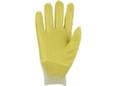 Asatex 03400 Gelber Nitril-Handsch-Trikot-Kragen  offener Rucken