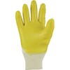 Asatex 03400P Yellow Nitrile Glove  Tricot Trim  Open Back