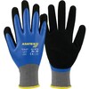 Asatex N110 Feinstrick-Nitrilhandschuh mit Mikroschaum Blau/Schwarz