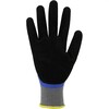 Asatex N110 Feinstrick-Nitrilhandschuh mit Mikroschaum Blau/Schwarz