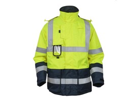 VIZWELL VWFJK05 Vlamvertragende contrast parka met hoge zichtbaarheid