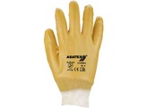 Asatex 03400V Yellow Nitrile Glove  Tricot edge  Fully coated