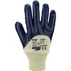 Asatex 3410 Nitrile Blue glove  tricot collar  Open back